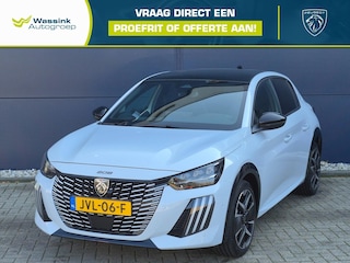 Peugeot 208 EV 51kWh 156pk GT Avantage | Elektrisch Verstelbare Stoel | 360 Camera | Stoelverwarming | Bekleding Alcantara®/kunstleder | Warmtepomp | On Board Charger 11kW - 3 fasen | Panoramisch schuifdak | Drive Assist Plus Pack | Vision & Navigation Pack