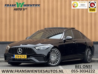 Mercedes-Benz C-klasse 300 e Business Solution AMG | Burmester | Origineel Nederlands | Memory | Panoramadak | Digital Light | Elektrische Trekhaak | Head-Up | Leder |