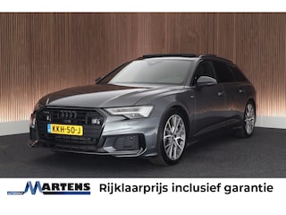 Audi A6 Avant 50 TFSIe 299pk quattro S edition B&O Panoramadak Trekhaak 360Camera Keyless Matrix ACC Stoelverwarming HUD Navigatie 2x S-Line