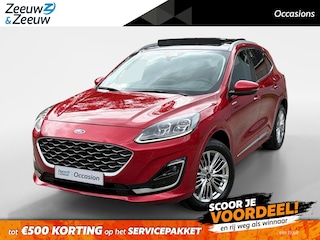 Ford Kuga 2.5 PHEV Vignale 225PK | Panoramadak | Trekhaak | Adaptieve Cruise Control | Head Up Display | BLIS | Winter Pack | El. Stoel met geheugen | El. Achterklep | Leder | LED