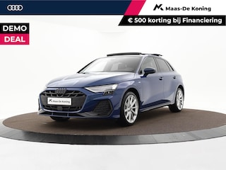 Audi A3 Sportback 40 TFSIe S-Tronic 204 pk S Edition · Panoramadak · Camera · HUD Head-up display · SONOS · Ambient light Pro · Elek. Achterklep · 18 inch · Garantie t/m 07-08-2030 of 100.000km