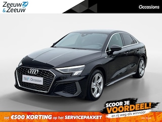 Audi A3 Limousine 110PK 30 TFSI S Edition Automaat | 1e eigenaar | Virtual Cockpit | Navi | Armsteun | Cruise Control | Lichtmetalen Velgen | Apple CarPlay/Android Auto | Full LED koplampen | Keyless Entry |