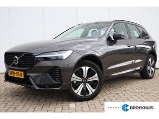 Volvo XC60 T6 Plus Dark | Leer | Panorama | Trekhaak |  Platinum Grey  |