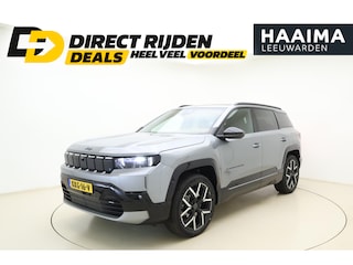 Jeep Compass First Edition 74 kWh | DEMO | Lederen bekleding | Massagestoelen | Stoelventilatie en verwarming | Keyless | Climate control | Draadloze telefoonlader