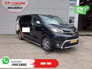 Toyota Proace 2.0 DC Dubbel Cabine Dealer Ond./ 2.5T Trekverm./ Navi/ Carplay/ Leder/ Camera/ Climate/ PDC/ LMV/ Cruise/ Trekhaak