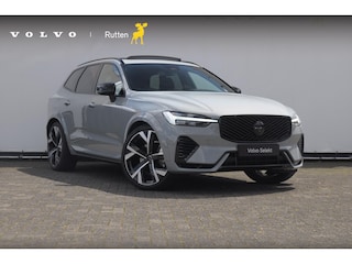 Volvo XC60 T8 455PK Automaat hybrid AWD Ultra Black Edition Luchtvering/ Semi-elektrisch inklapbare trekhaak/ Stoelverwarming voor en achter/ Stuurverwarming/ Harman Kardon Audio/