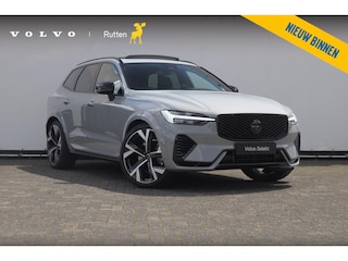 Volvo XC60 T8 455PK Automaat hybrid AWD Ultra Black Edition Luchtvering/ Semi-elektrisch inklapbare trekhaak/ Stoelverwarming voor en achter/ Stuurverwarming/ Harman Kardon Audio/