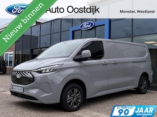 Ford Transit Custom 340 L2H1 Limited 71kWh 218PK 2x Schuifdeur 2300KG Trekgewicht Adaptieve Cruise 360 Camera Navi Stoelverwarming Carplay Blind-Spot *Nieuw*