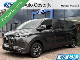 Ford Transit Custom 340 L2H1 Limited 71kWh 218PK 2x Schuifdeur 2300KG Trekgewicht Adaptieve Cruise 360 Camera Navi Stoelverwarming Carplay Blind-Spot *Nieuw*