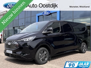 Ford Transit Custom 340 L2H1 Limited 71kWh 218PK 2x Schuifdeur 2300KG Trekgewicht Adaptieve Cruise 360 Camera Navi Stoelverwarming Carplay Blind-Spot *Nieuw*