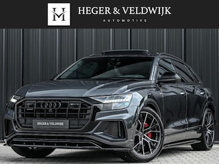 Audi Q8 60 TFSI e quattro Pro Line S Competition | Panoramadak | Luchtvering | B&O | Adaptive Cruise | Ambiance Interieur | 360 Camera | Memory Seats | Stuurverwarming |