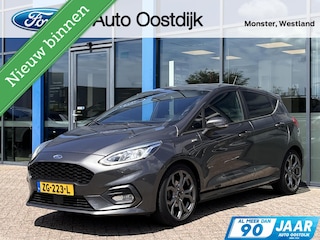 Ford Fiesta 1.0 EcoBoost ST-Line 100PK Stoelverwarming Voorruitverwarming Cruise Navi Parkeersensoren Climate Privacy Glass 17'' Velgen *Dealer Onderhouden*
