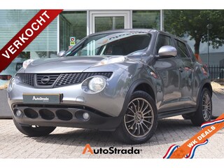 Nissan Juke 1.6 Tekna DIG-T 190pk | 1e Eigenaar | Stoelverwarming | Navi | Cruise | Leder | Camera | Trekhaak