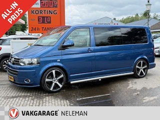 Volkswagen Transporter 180 PK DUBBEL CABINE LEER VERLAAGD 20inch