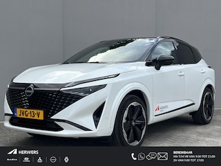 Nissan Qashqai 1.5 e-Power N-Design / Adaptief Cruise Control / Apple Carpllay&Android Auto / Panorama Dak / Leder&Alcantara Bekleding / Navigatie / Stoel-, Stuur Verwarming / 360 Camera / Parkeersensoren /