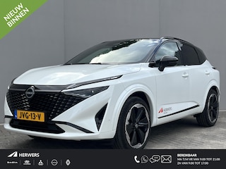 Nissan Qashqai 1.5 e-Power N-Design / Adaptief Cruise Control / Apple Carpllay&Android Auto / Panorama Dak / Leder&Alcantara Bekleding / Navigatie / Stoel-, Stuur Verwarming / 360 Camera / Parkeersensoren /