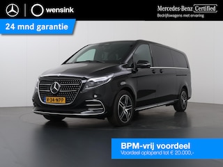 Mercedes-Benz V-klasse 300d | XL L3 | AMG | 4-MATIC | Dubbele Cabine | 360 CAMERA | DISTRONIC PLUS | LEDER ZWART "LUGANO" | ALARM | STOELVERWARMING | NAVIGATIE | CARPLAY | ANDROID AUTO | CLIMATE CONTROL | DAB+ | CERTIFIED