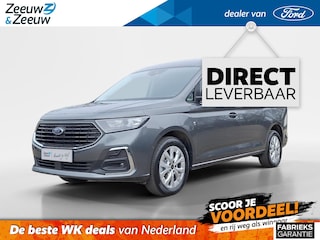 Ford Transit Connect 1.5 EcoBoost PHEV L2 Limited | Nieuw op voorraad! | Camera | Houten laadvloer | Trekhaak | Navigatie | Adaptive cruisecontrol | Climate Control | DAB+ |