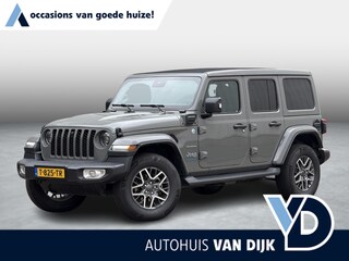 Jeep Wrangler Unlimited 4xe 380 Sahara | NL-auto/Elektr.Vouwdak/Leder/Adapt.Cruise/Keyless