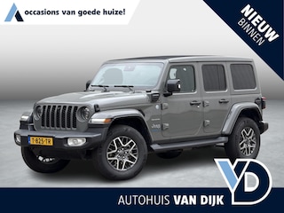 Jeep Wrangler Unlimited 4xe 380 Sahara | NL-auto/Elektr.Vouwdak/Leder/Adapt.Cruise/Keyless