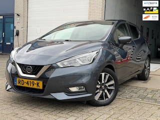 Nissan Micra 0.9 IG-T N-Connecta/ nap/ 3e EIG/ dealeronderhouden/ 1jaar apk/ volle opties zeer nette auto.