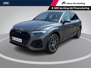 Audi Q5 50 TFSIe 220kW/299PK S edition Competition · Trekhaak · Drive select · Luchtvering · Camera + Parkeersensoren · Garantie t/m 09-10-2028 of 100000km.