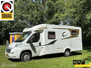 Carado T337 Hymer Fiat 2.3 131pk Euro 5 | Enkele-bedden | Douche/ wc | Garage | Omvormer 1500w | zonnepanelen | 720 kg laadvermogen | 6,9m Lang | 1e Eigenaar | NL camper | Orig. 28dkm NAP | DEALER-STAAT