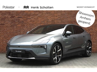 Polestar 4 Long Range Dual Motor Performance Prime 100 kWh | 22 inch Lichtmetalen Velgen | Polestar Engineered Dynamisch Onderstel | Brembo Remmen | Pixel-LED Koplampen | Harman/Kardon Audiosysteem | Head-Up Display | Elektrisch Verstelbare Voorstoelen | Extra Getint Glas Achter