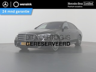 Mercedes-Benz S-klasse 580 e Lang AMG Line | Night | Panoramadak | High End Burmester | Exclusief pakket | Massage voor en achter | High end entertainment |