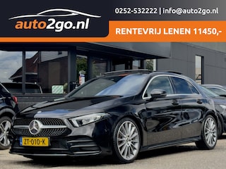 Mercedes-Benz A-klasse 200 AUT7 AMG-STYLING PREMIUM PLUS PANODAK LEDER 19 INCH-LMV NAVI CAMERA DIGI-DASH APPLE-CARPLAY LED PDC