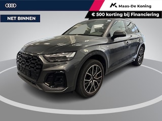 Audi Q5 50 TFSIe 299pk S-Tronic S Edition Competition · Panoramadak · Camera · Inklap. Trekhaak · Stuurwielverwarming · Dodehoeksensor · ACC · Apple/Android Car Play ·