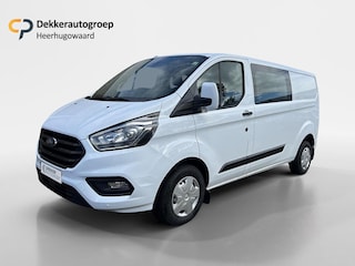 Ford Transit Custom 300 2.0 TDCI 130 pk L2H1 Trend Dubbele Cabine Driver Assistance Pack - Apple Carplay/ Android Auto - Trekhaak - Lat om Lat - houten vloer