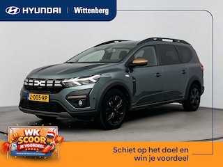 Dacia Jogger 1.0 TCe 110 EXTREME 7p. | ZWART GELAKTE 16'' LM VELGEN | CAMERA | CLIMA | CRUISE | NAVI | PDC | APPLE CAR PLAY & ANDROID AUTO | VERWARMDE VOORSTOELEN | 7 PERSOONS |