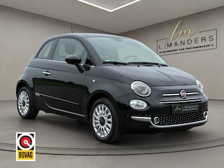 Fiat 500 1.2 Lounge 2019 ZWART | Panoramadak | Apple CarPlay | Benzine |