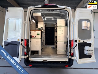 Ford Transit SERVICEWAGEN ELEKTRISCH AUTOMAAT 350 L3H3 Trend 68 kWh BOTT INRICHTING, V230 OMVORMER, STANDKACHEL, RIJKLAARPRIJS!