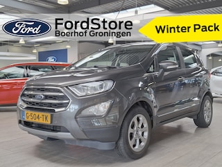 Ford Ecosport EcoBoost 125pk Titanium | Trekhaak | Winterpack | Camera | Dodehoek detectie | Cruise | 1/2 leer | Apple carplay | All-season banden |