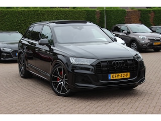 Audi Q7 60 TFSI e quattro Pro Line S Competition / Trekhaak / Panoramadak / 360Camera / Head-up / Softclose / Laser LED / Luchtvering / 22'' / B&O / RS Seats / Keyless / Stuur+Stoelverwarming / Dodehoek / DAB / ACC