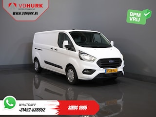 Ford Transit Custom 2.0 TDCI 130 pk Aut. L2 2x Schuifdeur/ Standkachel/ Stoelverw./ Carplay/ Airco/ Cruise/ PDC/ DAB/ Trekhaak
