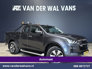 Isuzu D-Max 1.9 Extended 164pk Automaat 3500kg Trekhaak Euro6 Airco | Camera | Sidebars | Leer | Apple Carplay Lichtmetalen Velgen, Adaptive Cruisecontrol, Android Auto, Parkeersensoren, stoelverwarming