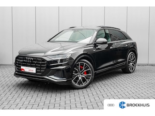 Audi Q8 60 TFSI e quattro Pro Line S Competition 462 PK | Trekhaak | Panoramadak | Carbon Afwerking In&Exterieur | Valcona Leder | Elek. Voorstoelen Met Geheugen