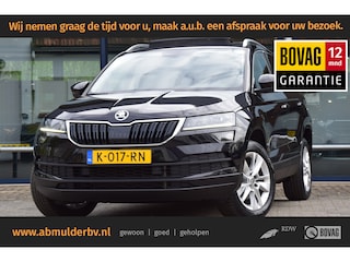 Skoda Karoq 1.5 TSI ACT 150PK Business Edition Plus DSG Automaat | Org. NL | BOVAG Garantie | Trekhaak | Panoramadak | Sportstuur | Full LED | Achteruitrijcamera | Navigatie | All Season Banden |