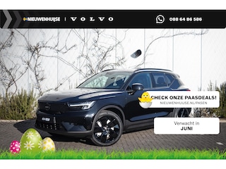 Volvo EX40 Single Motor Extended Range Ultra Black Ed. 82 kWh | Adaptieve Cruise Control | Schuif -/ Kanteldak | Harman Kardon Audio | Getint Glas | Elektr. Stoelen | Stoel + Stuurverwarming | 360 Camera | Keyless |