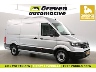 Volkswagen Crafter 2.0 TDI 177PK L3H3 | Automaat | 3000kg Trekgew. | Trekhaak | Airco | Camera | 3 Zits | Cruise | 2xSchuifdeur | Carplay