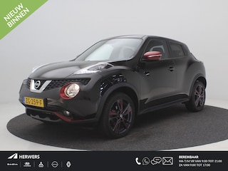 Nissan Juke 1.2 DIG-T Tekna Dynamic Edition / Navigatie / Airco Climate control / Cruise Control / All Seasonbanden / Historie aanwezig / Rode design details Interieur & Exterieur / LMV / Achteruitrijcamera /