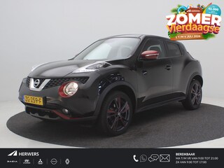 Nissan Juke 1.2 DIG-T Tekna Dynamic Edition / Navigatie / Airco Climate control / Cruise Control / All Seasonbanden / Historie aanwezig / Rode design details Interieur & Exterieur / LMV / Achteruitrijcamera /