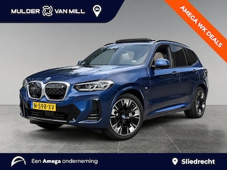 BMW iX3 EV High Executive 80kWh | SHADOW LINE | TREKHAAK | 360° CAMERA | HARMAN KARDON | STOELMEMORY | ELEKTR. A.KLEP | LEDER | SCHUIF/KANTELDAK | M-SPORT