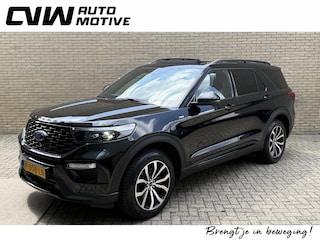 Ford Explorer 3.0 V6 EcoBoost PHEV ST-Line 457pk | 7-persoons | Panoramadak | Lederen bekleding | 360 camera | Trekhaak afneembaar | 20 inch velgen | Navigatie | Apple CarPlay | Stoelverwarming&koeling | Bang&Olufsen | Adaptieve cruise | Full-LED | Keyless | DAB | Volledig onderhouden