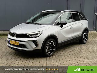 Opel Crossland 1.2 Turbo Ultimate / AGR Comfortstoelen / Navigatie /  Half Leder/Alcantara Bekleding / LED Verlichting / 360 Graden Camera / Dual Zone Climate Control / Cruise Control / Apple CarPlay/Android Auto / Dode hoek /