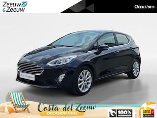 Ford Fiesta 1.0 EcoBoost Titanium | Dealeronderhouden | First edition pack | Adaptieve cruise control | Voorruitverwarming | Parkeer sensoren