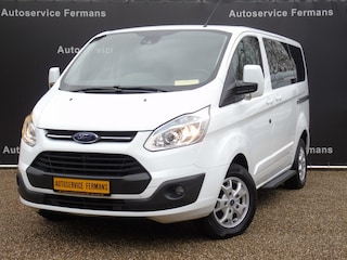 Ford Tourneo Custom 2.2D 155PK Tourneo - 159DKM - 8pers - Leder - Navi - Bomvol